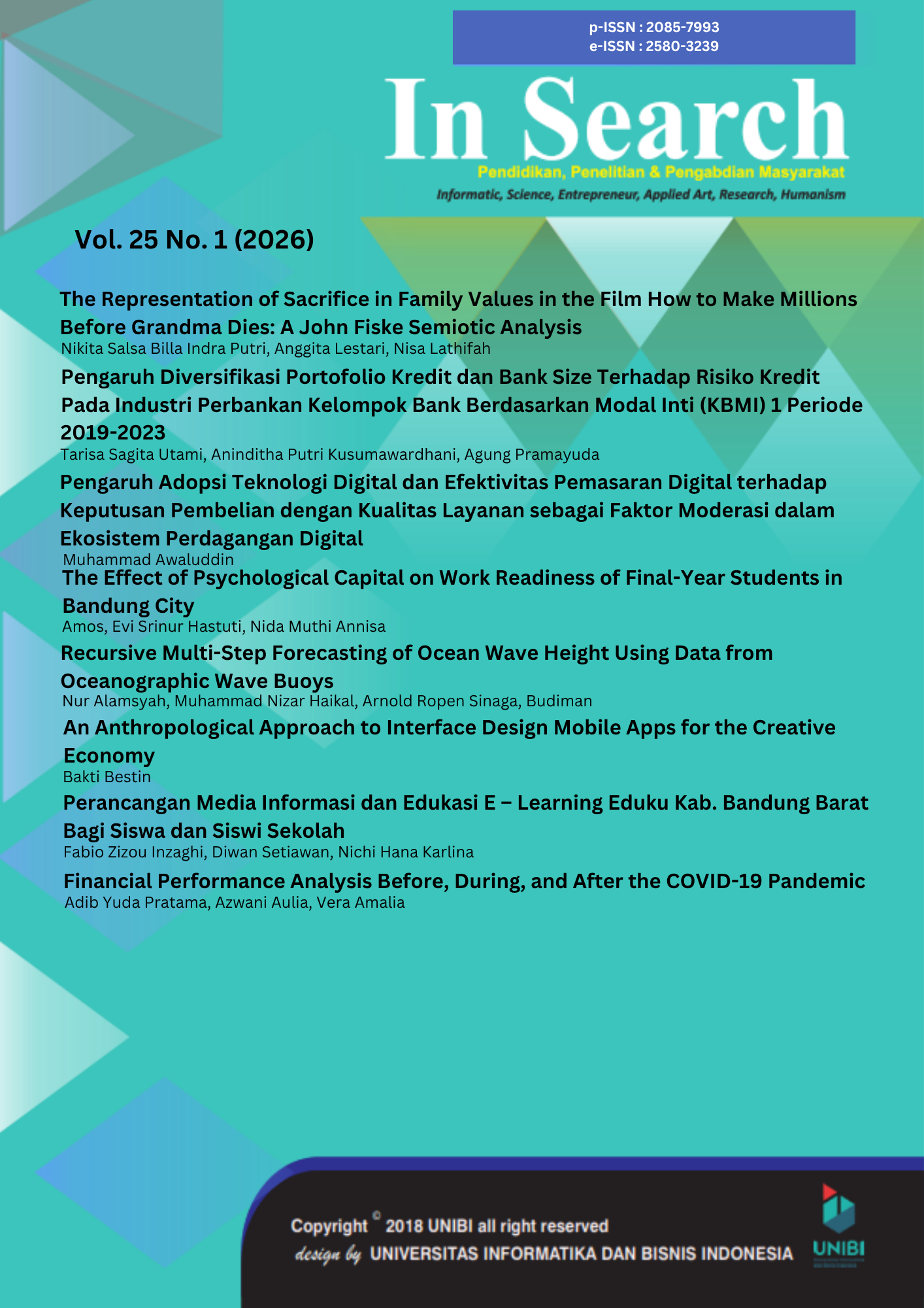 					View Vol. 25 No. 1 (2026): In Search
				